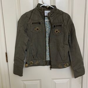 MaxMara patterned military jacket